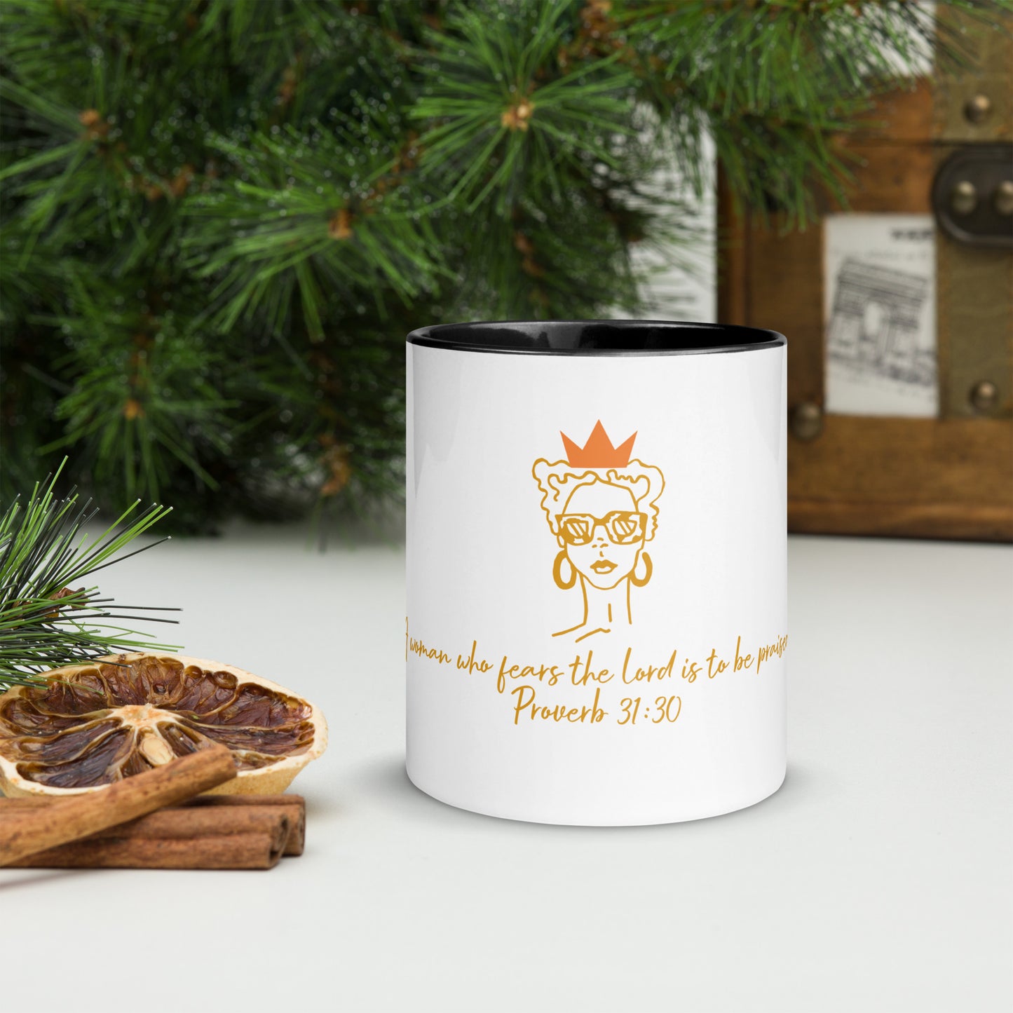 Proverb 31 Mug with Color Inside