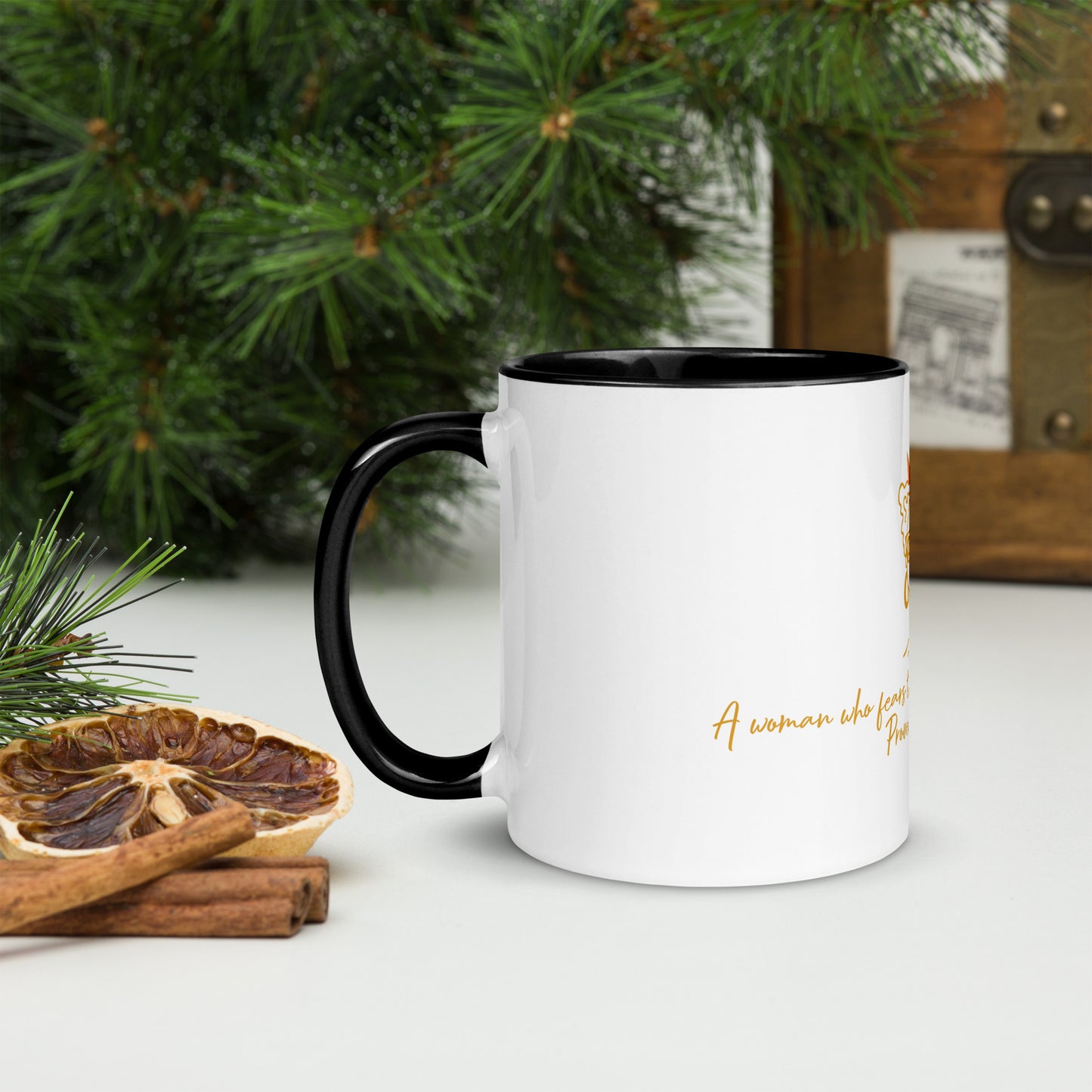 Proverb 31 Mug with Color Inside