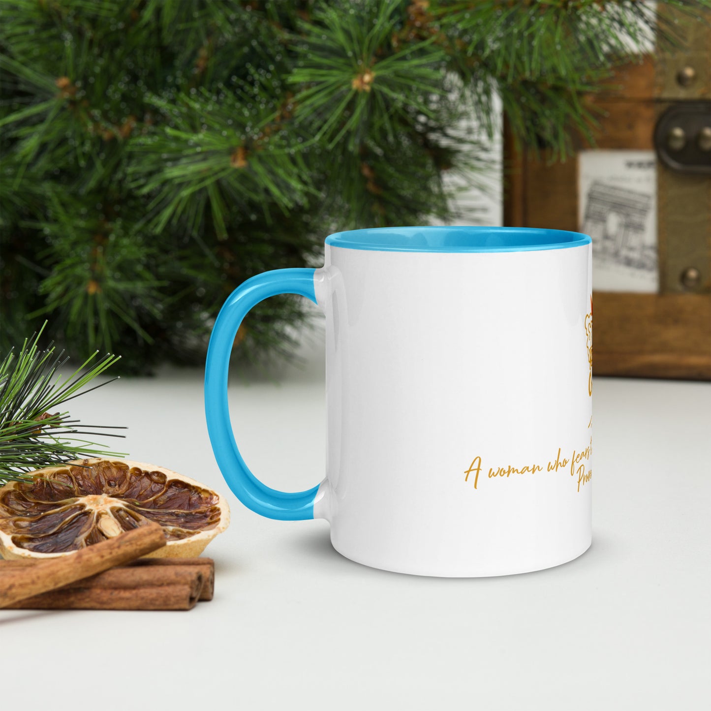 Proverb 31 Mug with Color Inside