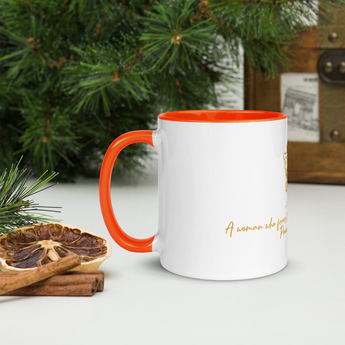 Proverb 31 Mug with Color Inside