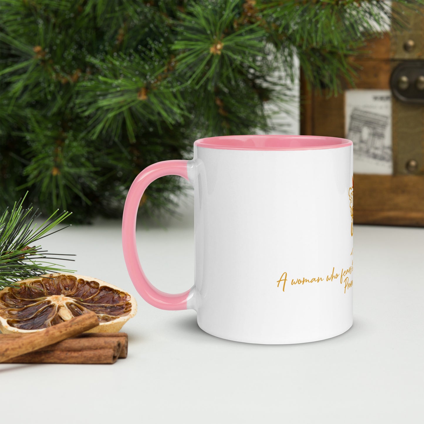 Proverb 31 Mug with Color Inside