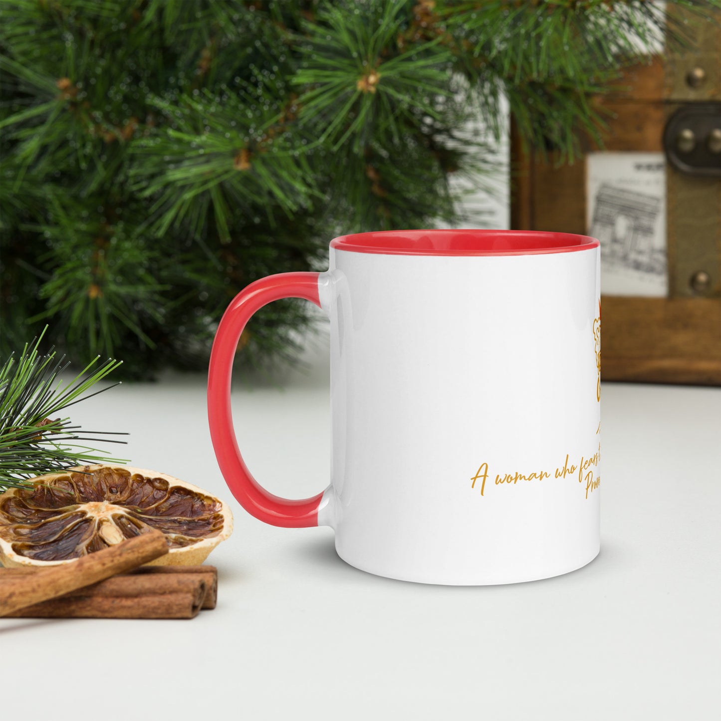 Proverb 31 Mug with Color Inside