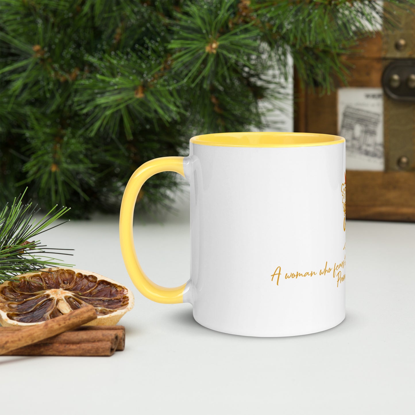 Proverb 31 Mug with Color Inside